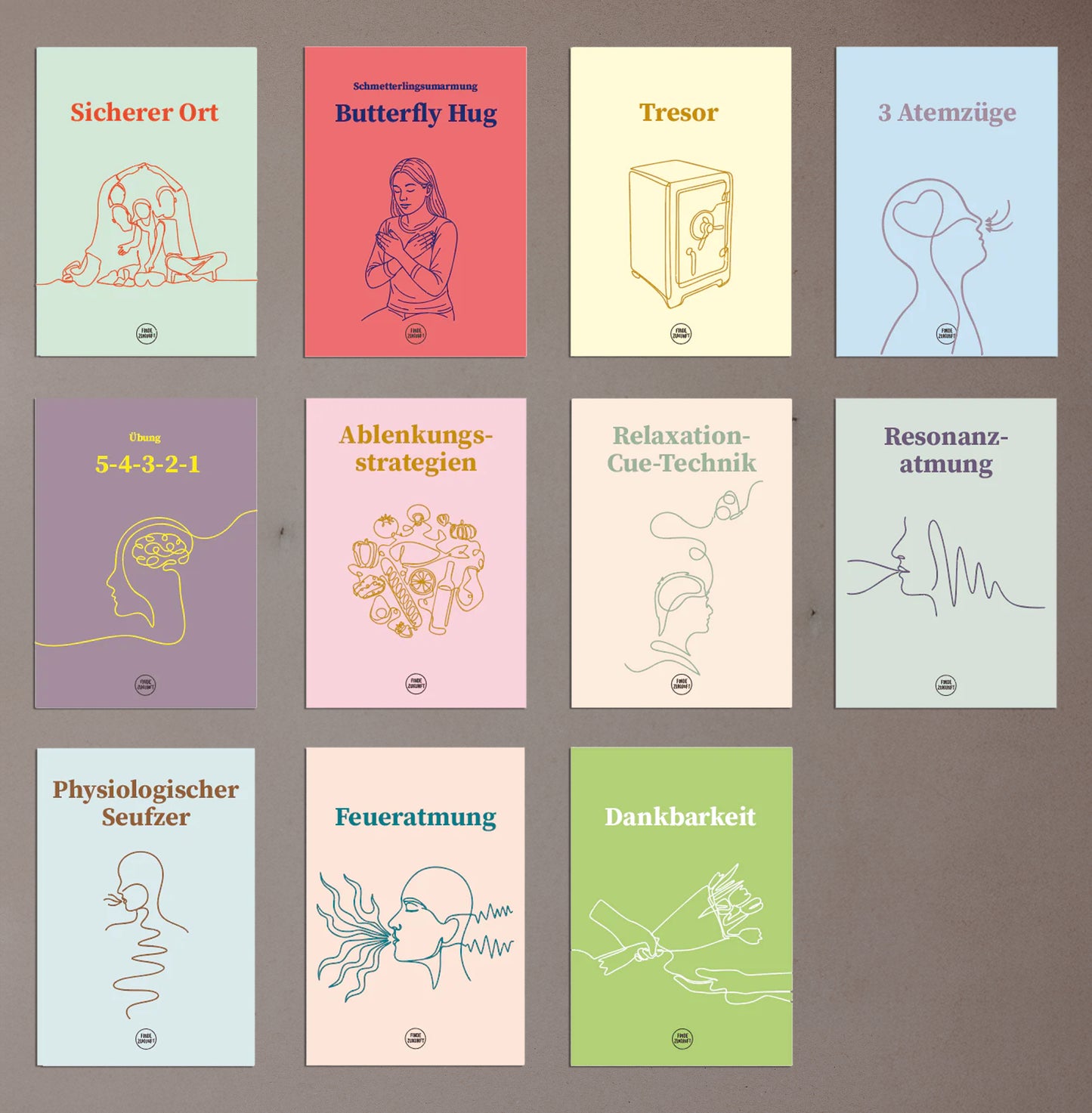 Selfcare Cards – 11 Übungen für innere Stabilität & Selbstfürsorge