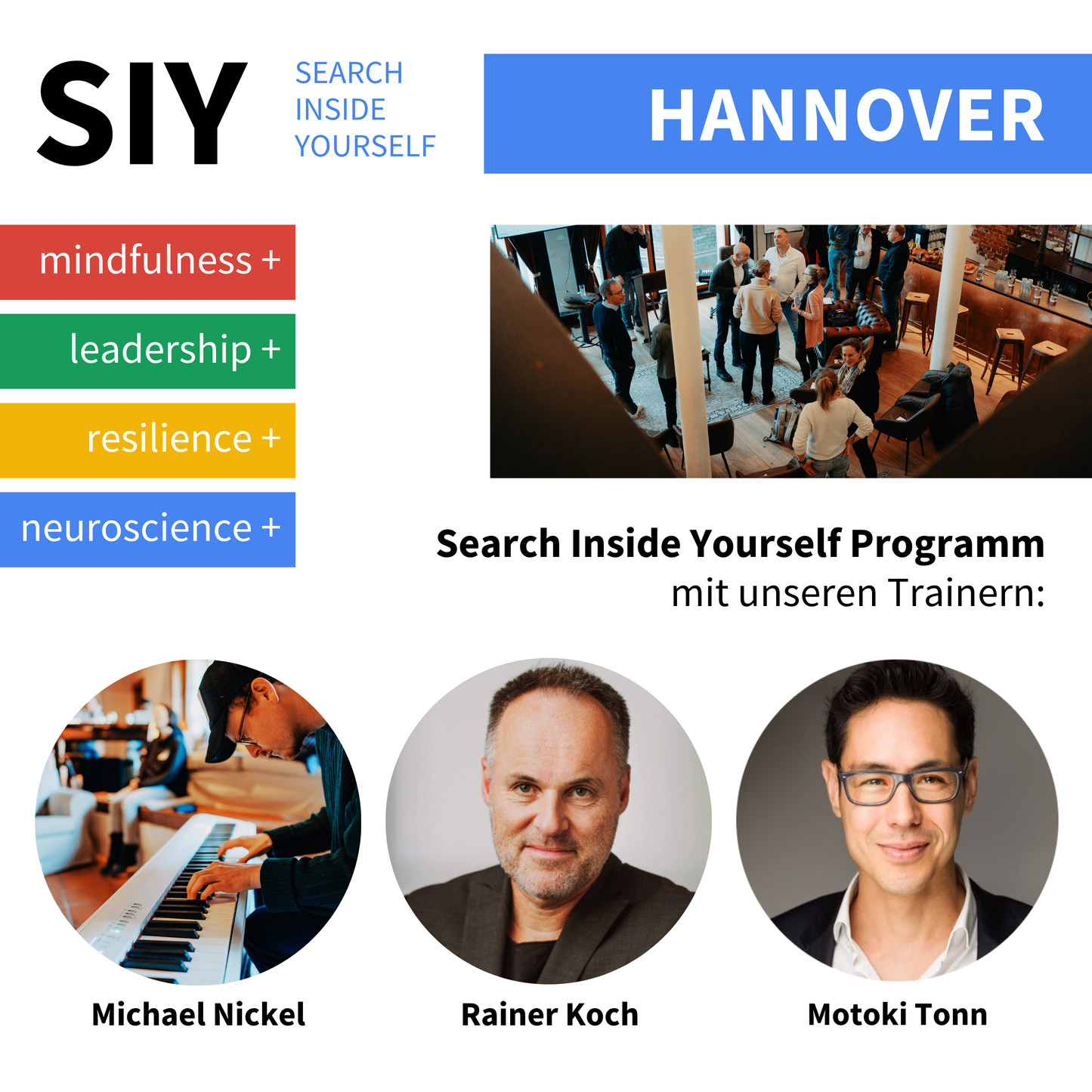 Search Inside Yourself Training – Live Kurs in Hannover – 03. & 04.09.26