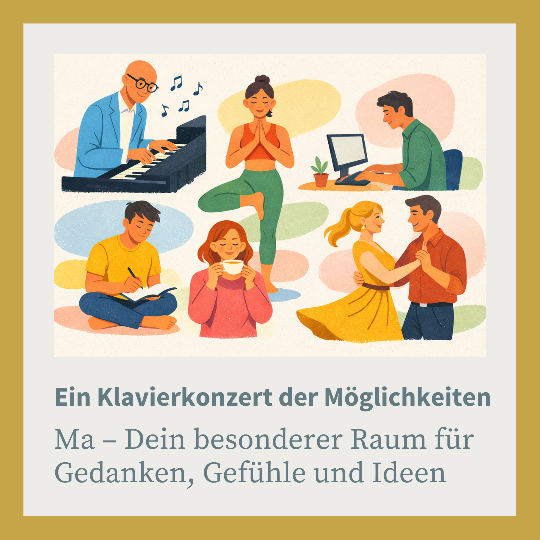 NEU: Wöchentliches Angebot: Ma – dein origineller Raum für Gedanken, Gefühle und Ideen - Live Kurs