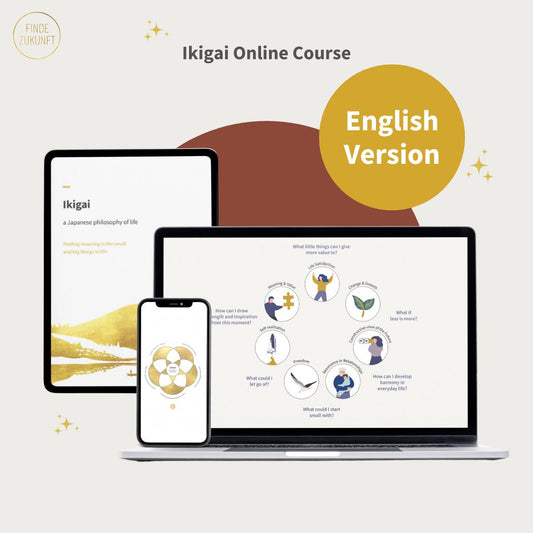 Ikigai Online Course + Workbook (English Version) - Finde - Zukunft Shop