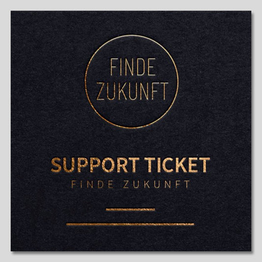 Finde Zukunft Support-Ticket - Finde-Zukunft Shop